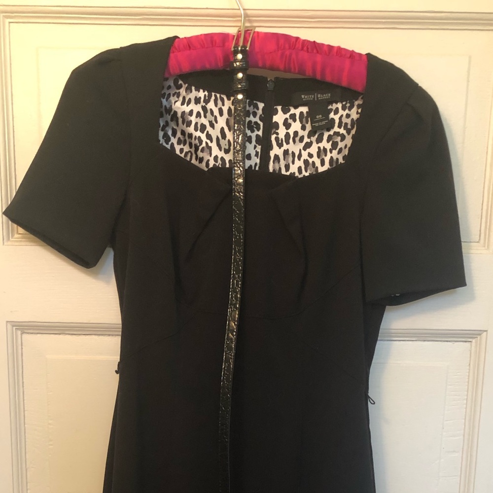 Black belted Pencil dress